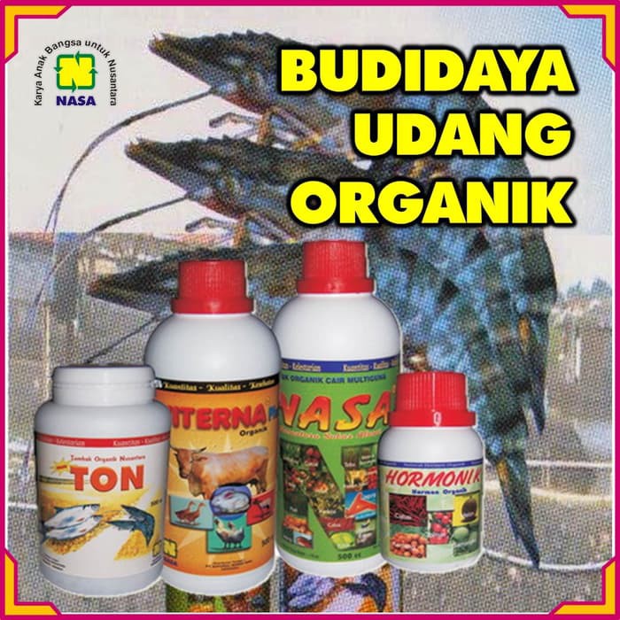 BUDIDAYA UDANG ORGANIK NASA 1 BOTOL TON 250 gram TON VITERNA POC NASA