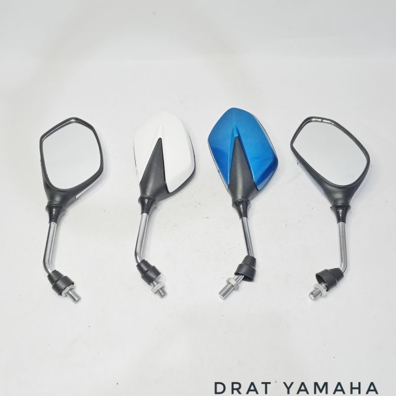 SPION VARIASI KACA PUTIH DRAT YAMAHA NMAX JUPITER MX GAGANG CHROME