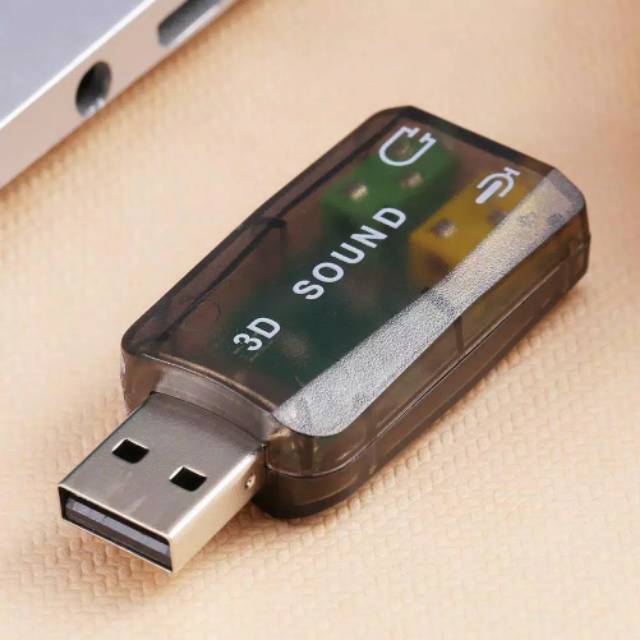 USB Soundcard 3D Sound 5.1 CH Audio Adapter Plug&amp;Play