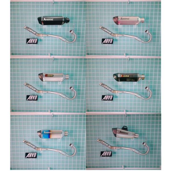 FULLSYSTEM AKRAPOVIC KNALPOT IMPORT FOR KLX150/CRF150L