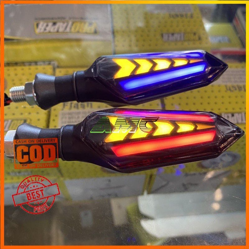 SEN RUNNING LED PANAH ASMARALAMPU SEN LED VARIASI CB/CBR VARIO125/150 ADV150 1set(kiri kanan) UNIVERSAL