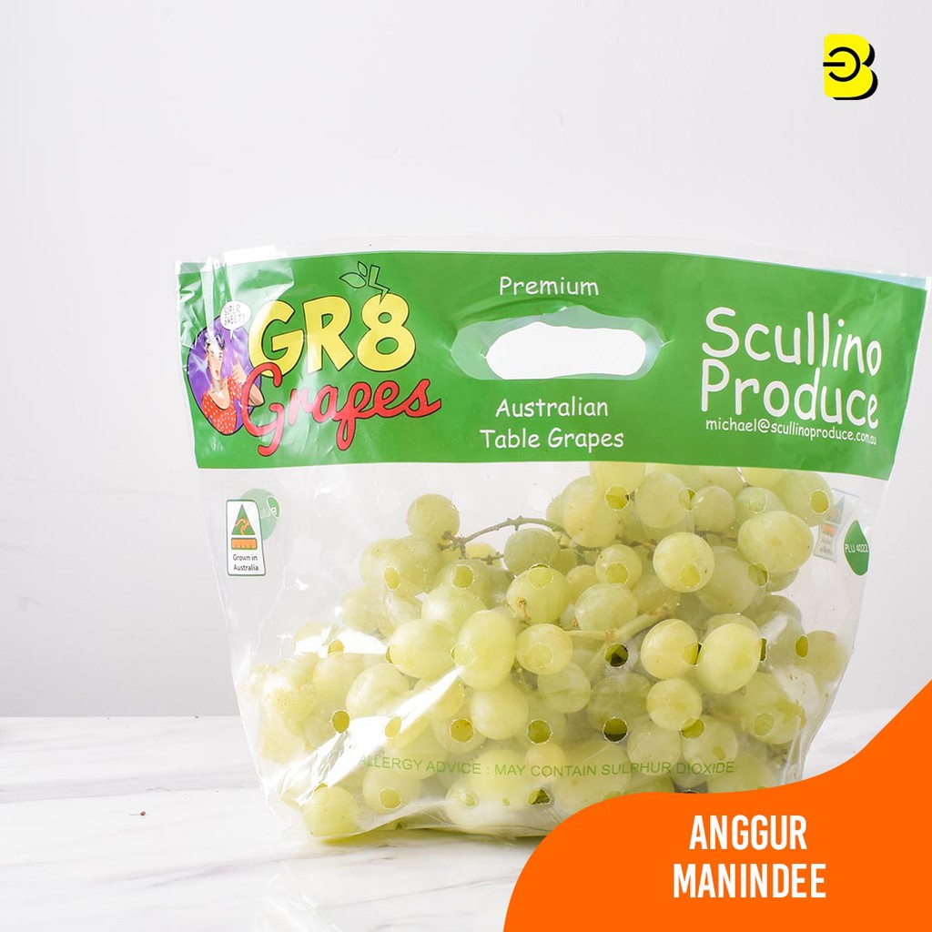 

BUAH ANGGUR MENINDEE SEEDLESS BELIDIKITA BANDUNG | ANGGUR HIJAU TANPA BIJI PREMIUM BANDUNG