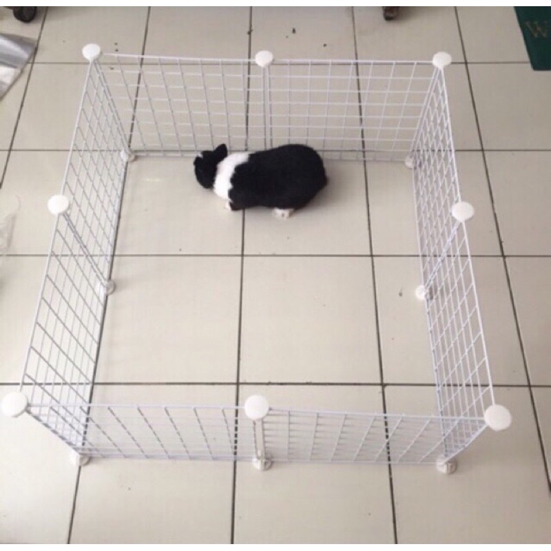 EXOTICGOODS KANDANG PAGAR C&amp;C GRID CAGE KANDANG PAGAR KELINCI KANDANG PAGAR KURA KANDANG PAGAR HEWAN GRID WALL