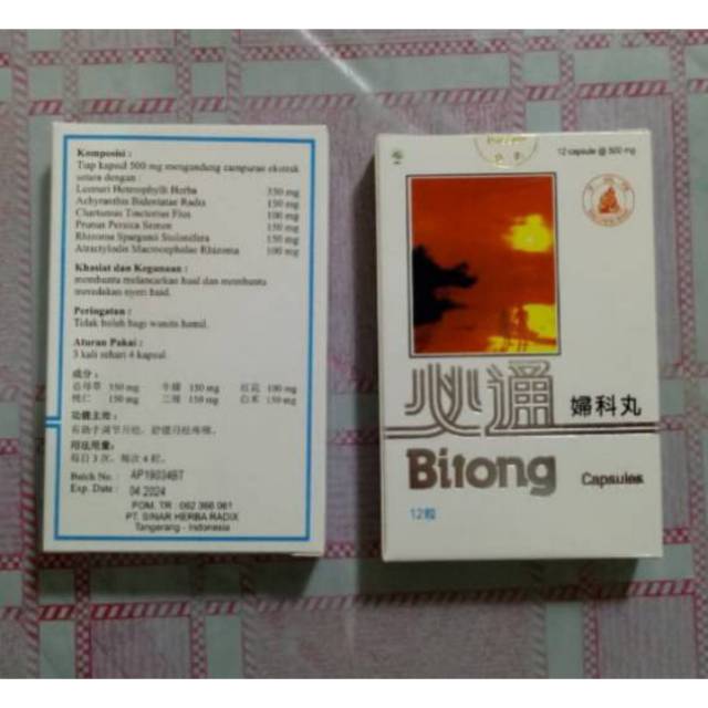 

Bitong Kapsul untuk melancarkan haid