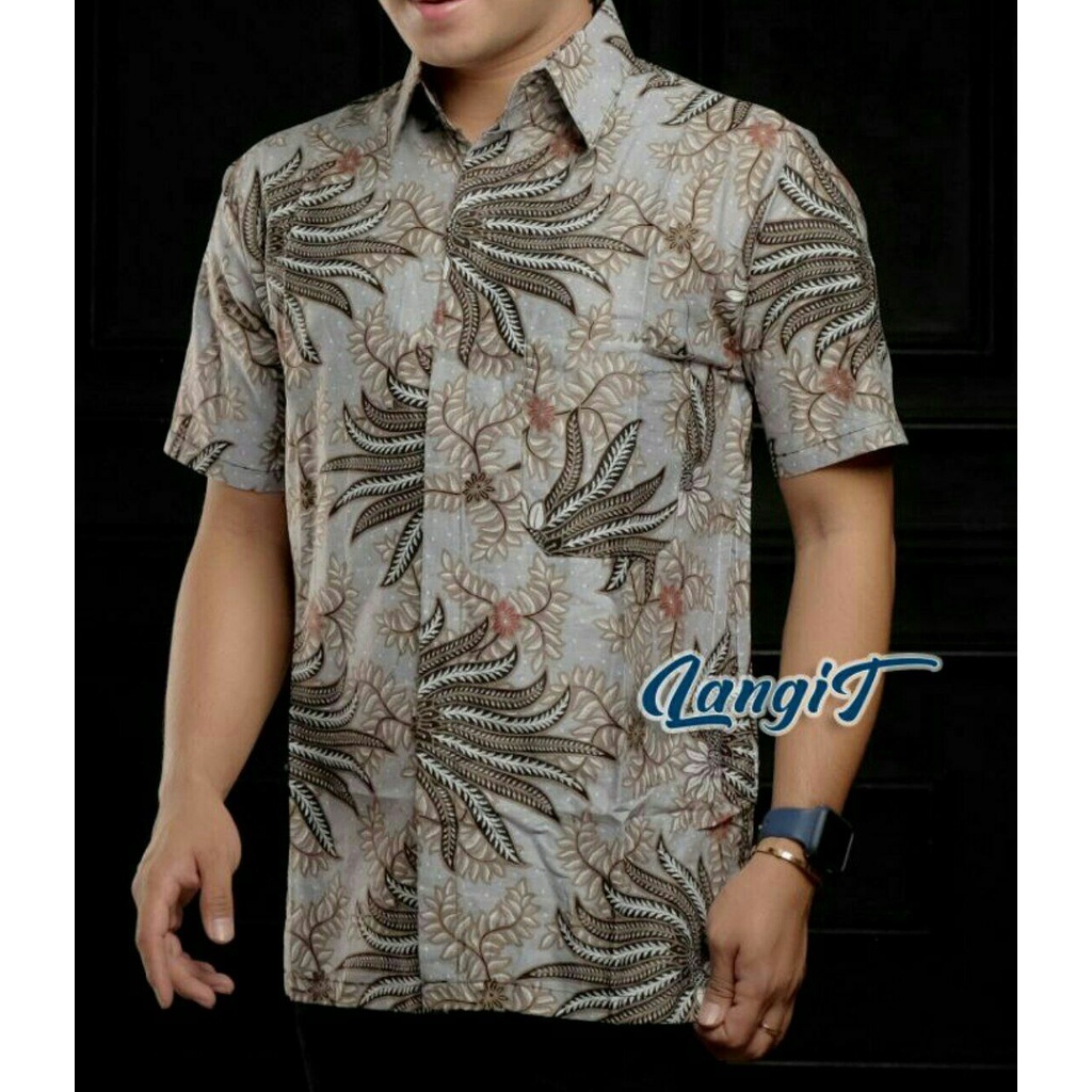 KEMEJA BATIK MODERN MOTIF PARI ID_00729