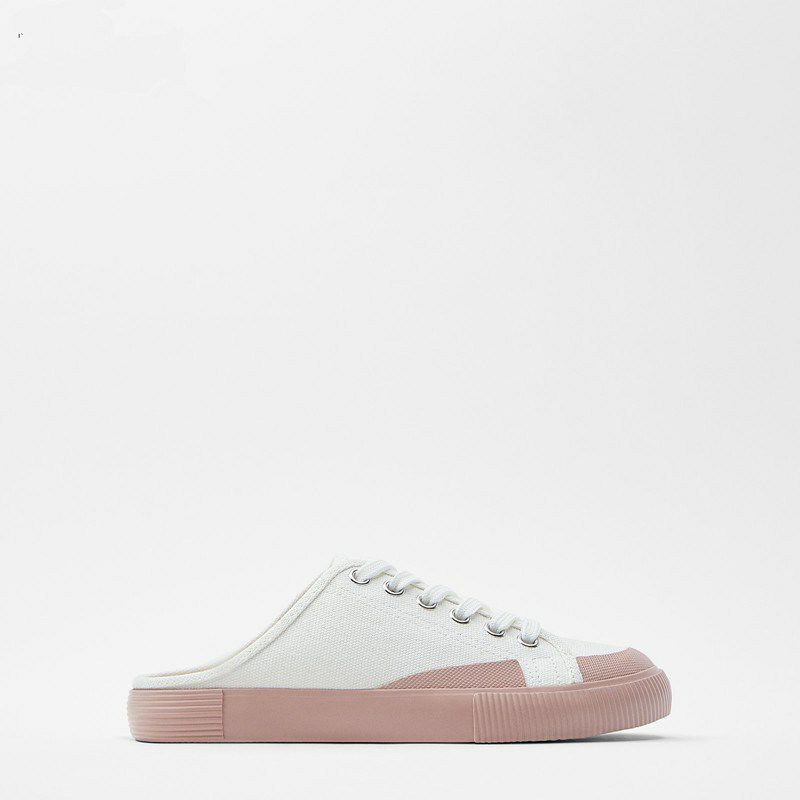 Zara Backless Trainers Sepatu Shoes Sneakers Wanita Zr Zra 00365
