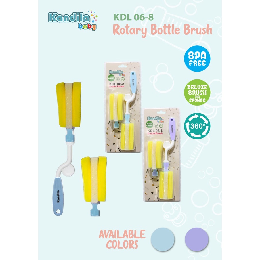 MIZO Bottle Brush CROWN Super Brush KANDILA Sikat Botol Nipple brush Straw