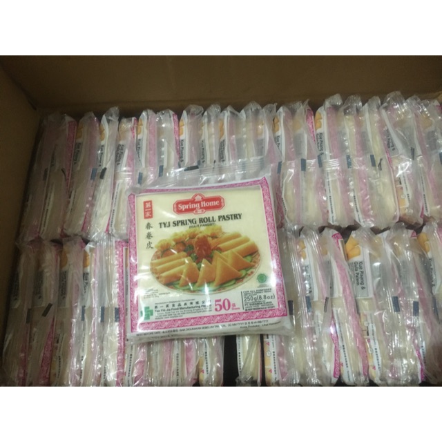 

TYJ SPRING ROLL PASTRY/KULIT PANGSIT 5Inch/50Lembar