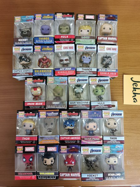 Funko Pocket Pop Keychain MARVEL AVENGERS THANOS INFINITY WAR Gantungan Kunci