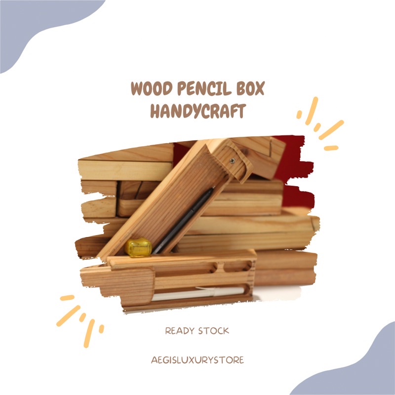 

Kotak Pensil Handy Craft Bahan Kayu Pallet Belanda Motif Pallet