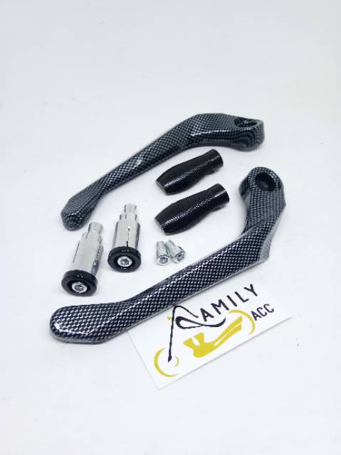 Proguard Carbon Sabit / Pelindung Tangan Karbon Motor Nmax-Aerox-Ninja-Pcx-Xmax-Vario150-Universal