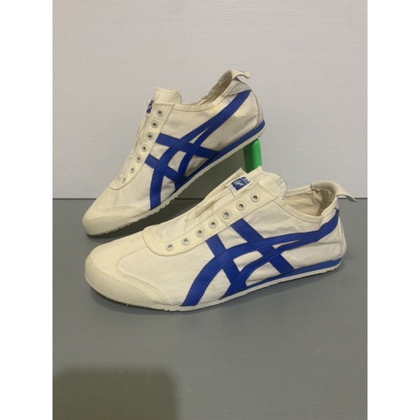 Sepatu ASICS Tiger Onitsuka SLIP ON CREAM Original Made in Indonesia