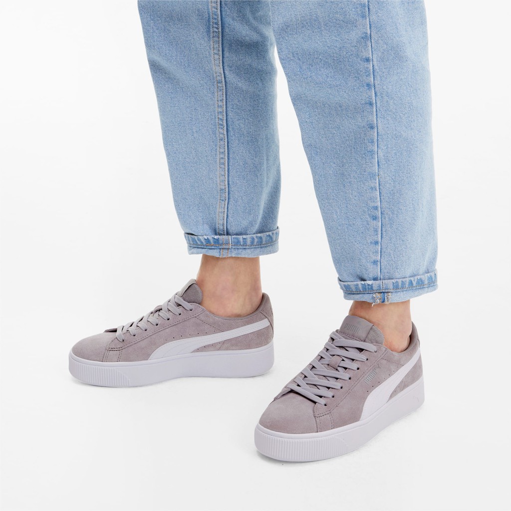 puma vikky suede grey