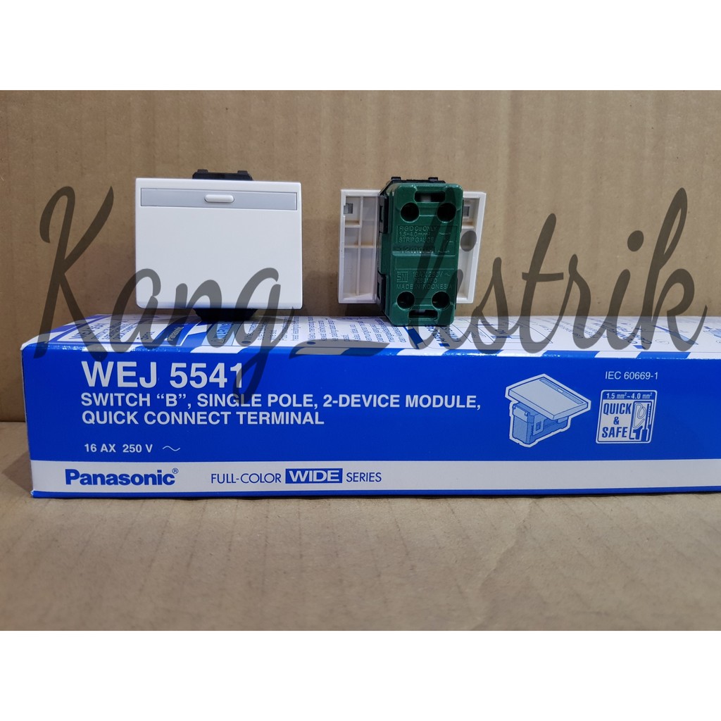 Saklar &quot;B&quot; Wide 16AX Panasonic - WEJ5541