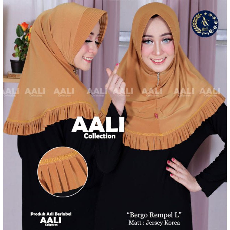 Aali Collection Jilbab Rempel Jersy Korea