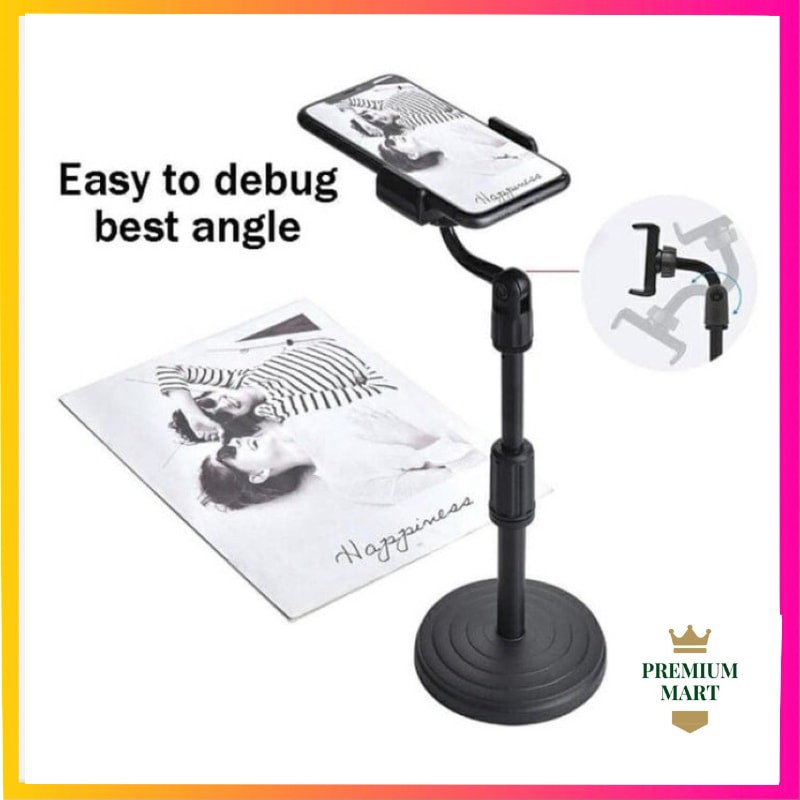 Holder Meja Hp L7 / stand hp  Adjustable Universal / Stand Foldable Holder Multifungsi LIVE