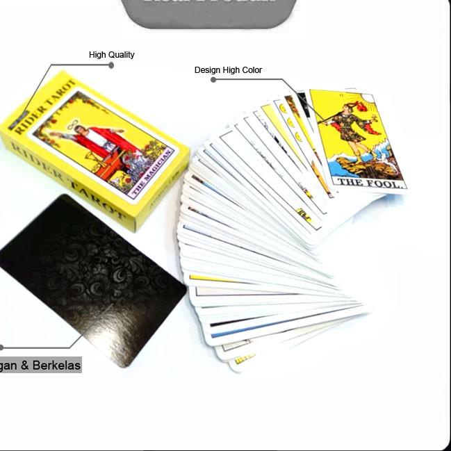 ✵ PAKET (Special A) Paket Buku Tarot dan Kartu Tarot - Bonus Pasti - Art - Gimik Java Magic Art Gros
