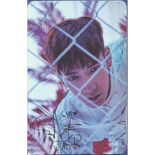JUN. K Of 2PM Mr. NO♡ album photocard