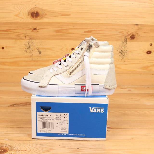 vans sk8 hi cap lx marshmallow