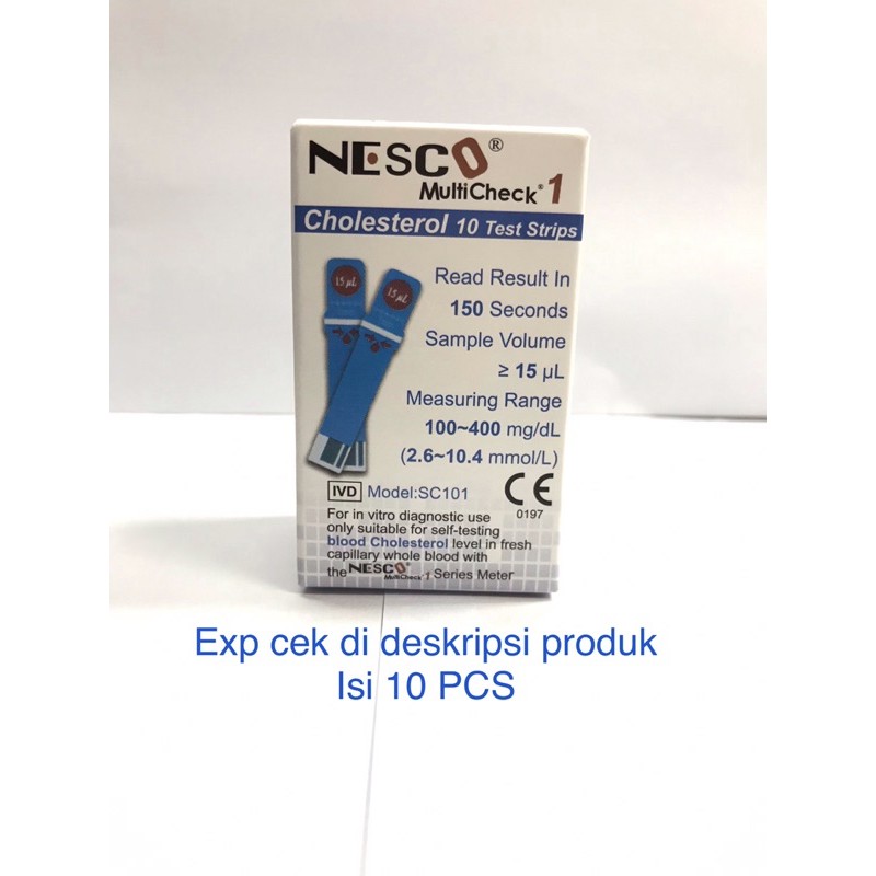 Strip Nesco Tes Kolesterol / Cholestrol / Cek Kolestrol