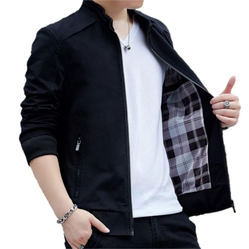 jaket kain katun pria terbaru