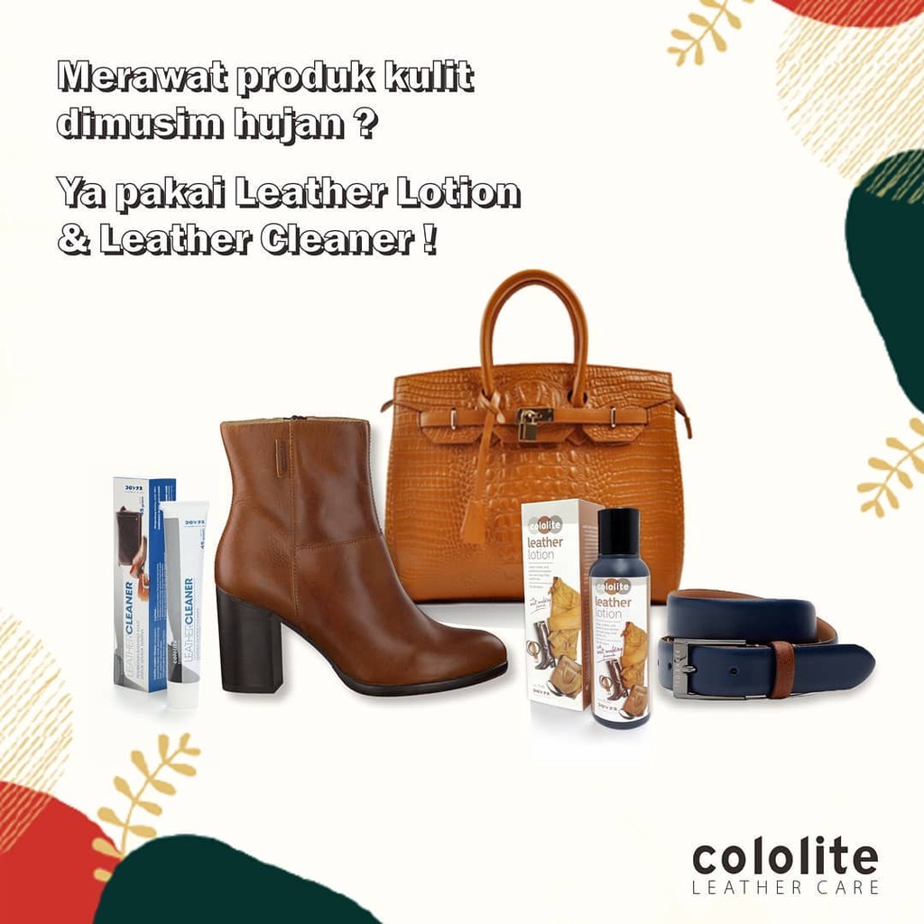 COLOLITE LEATHER LOTION Perawatan Pembersih Produk Kulit Tas Dompet  Handbag Sepatu Jaket Ati Jamur Premium Leather Care ORIGINAL C-007