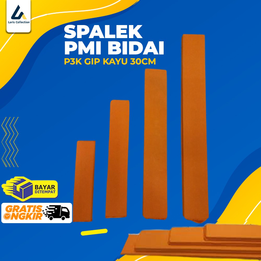 SPALEK PMI BIDAI P3K GIP KAYU 30CM