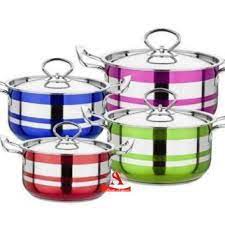 PANCI SET hologenE HIGH POT WARNA 8 Pcs