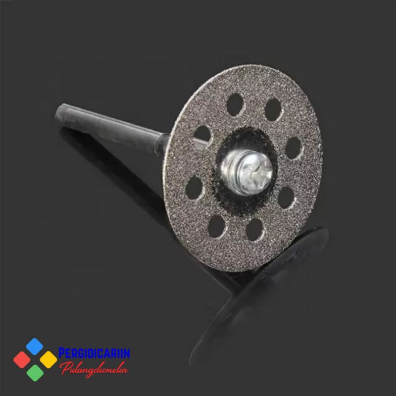 Mata Gerinda Diamond + Batang as/Conecting Rod Untuk Gerinda Mini Cutting Disc Diamond