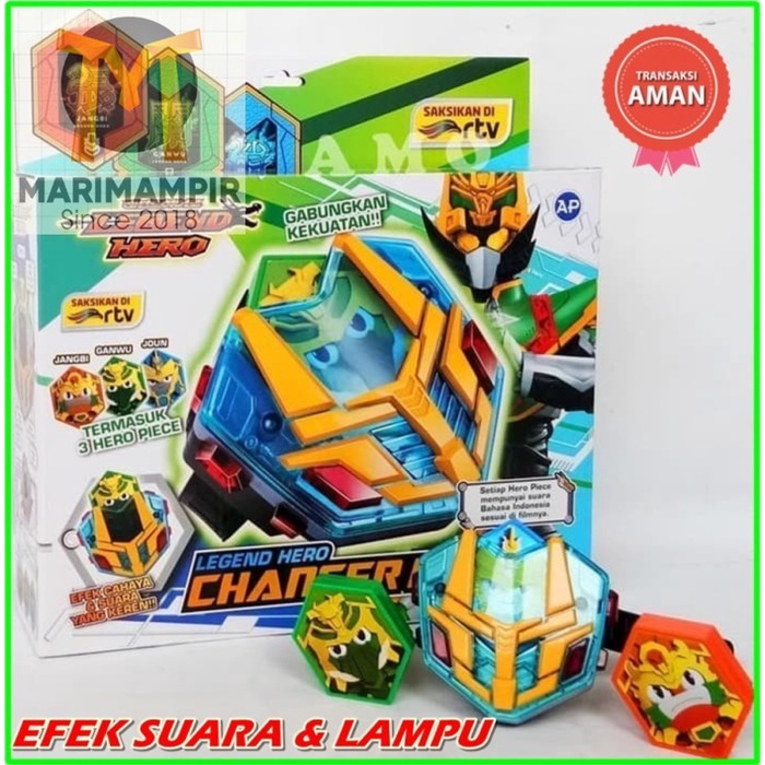 Marimampir Mainan Legend Hero Changer DX DELUXE Original jam Tangan anak RTV/ SNI - Changer Deluxe