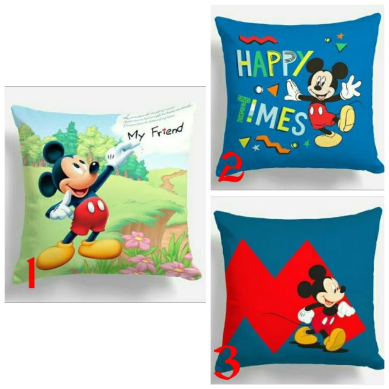 Rohmadanty shop ) Bantal sofa Premium Mickey Mouse u0026 Minnie Mouse 