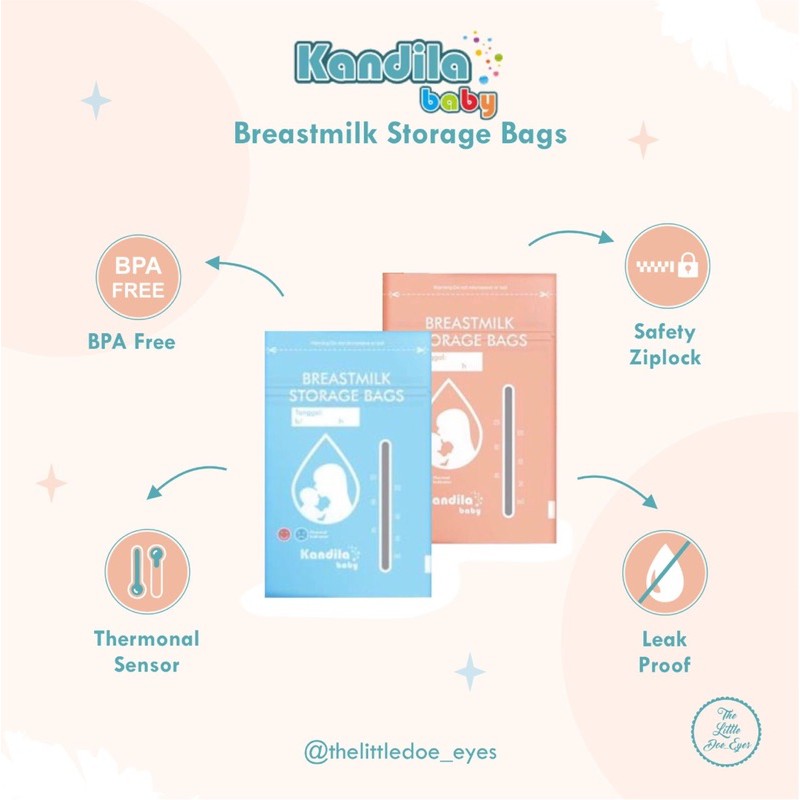 [READY] Kandila Baby Breast Milk Storage Bags Kantong Asi