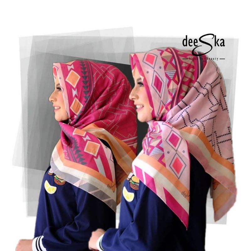 Hijab denay segi empat Lasercut MS Hijab /kerudung motif terbaru-MS 160