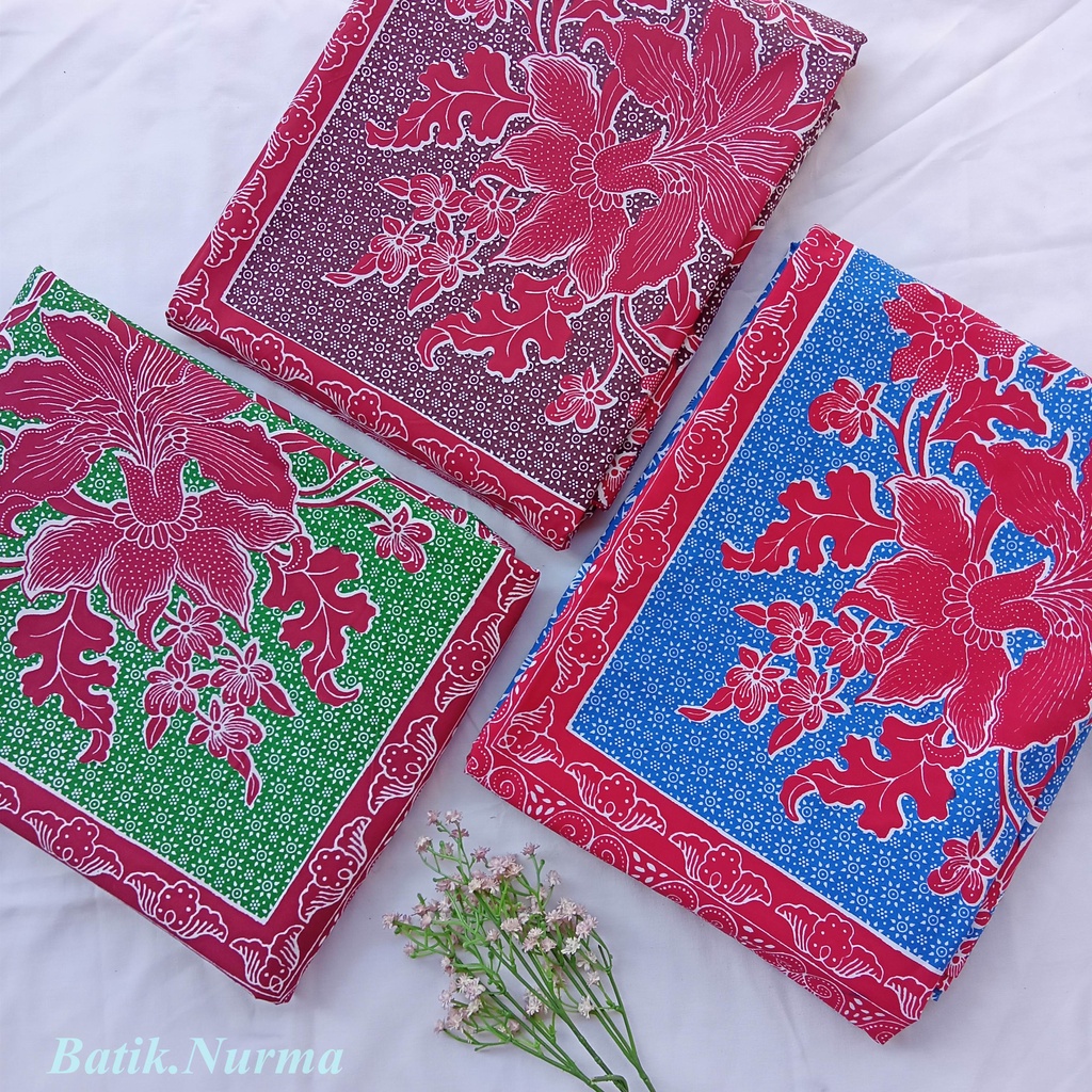 SEPREI KATUN MOTIF BATIK HOMEMADE BEDCOVER  SEPREI MURAH