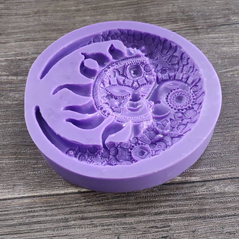 Glitter DIY Resin Mold Suitable for Jewelry Silicone Resin Molds Including European Style Moon Sun Shape Silicone Mold