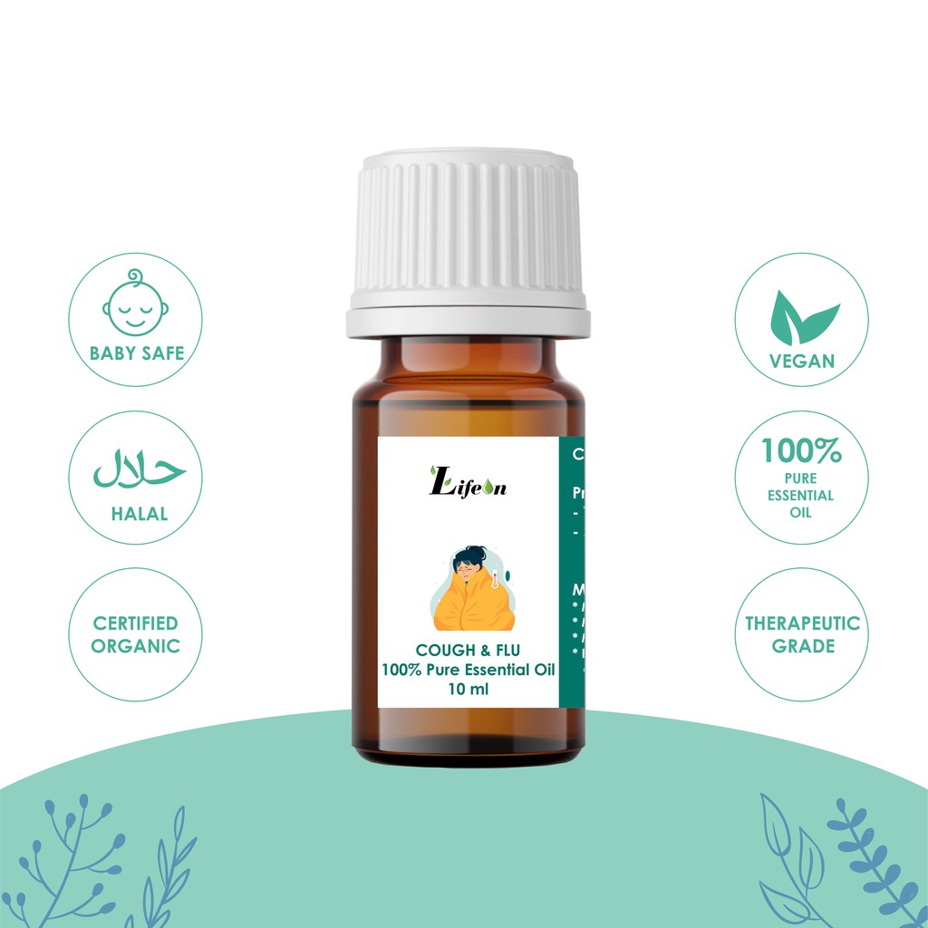 Jual Lifeon Cough and Flu Special Blend 100 Pure Essential Oil Arkids