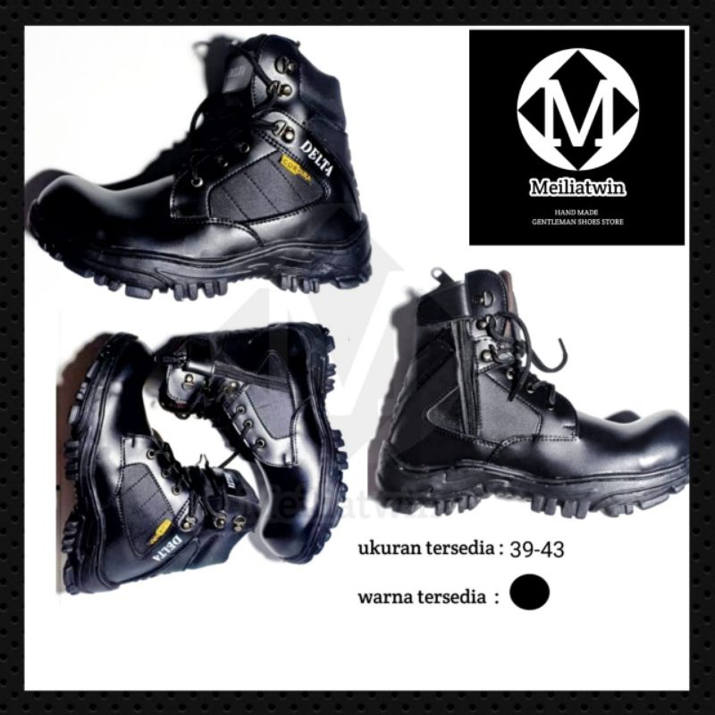 SEPATU LAKI LAKI DELTA HITAM