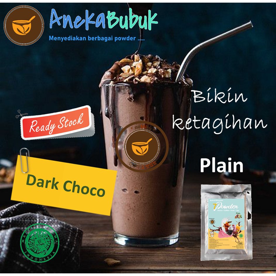 

BUBUK MINUMAN PLAIN DARK CHOCO 1KG - DARK CHOCO BUBUK 1KG - BUBUK DARK CHOCO - DARK CHOCO 1KG