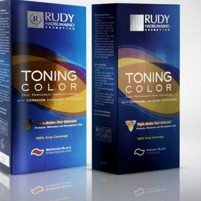 Rudy Hadisuwarno Toning Color Natural Black/Brownish Black 60ml