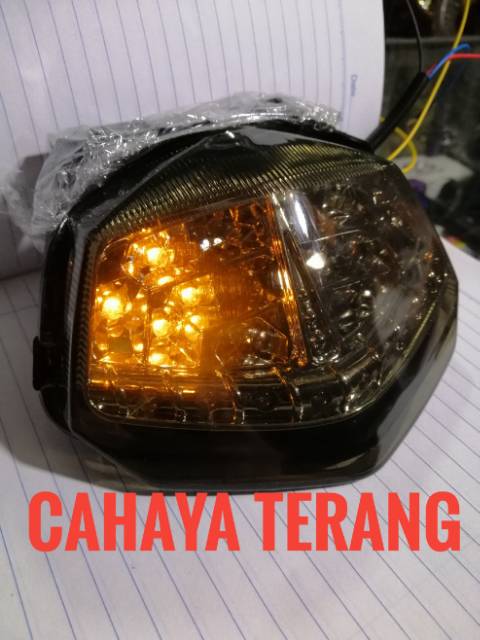 Selancar - Undertail - Fender - StopLamp - Lampu Stop LED Sen Variasi Ninja 250 Karbu - Ninja RR New