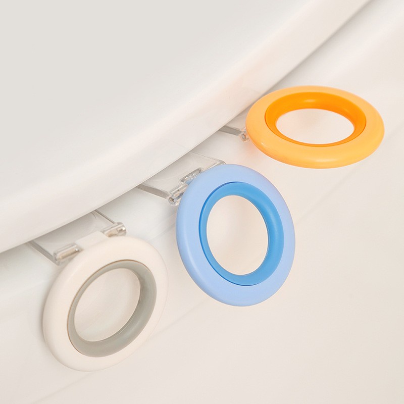 1 Pc Home Convenient Sanitary Toilet Lid Handle Lifter / Self-adhesive Toilet Cover Handle