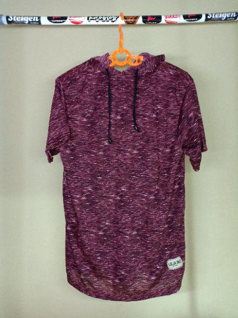 Bayar Di Tempat - Kaos Hoodie Pria Lengan Pendek Kaos Printing Kaos Motif Kaos Kupluk Kaos Surfing