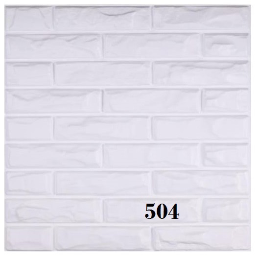 PROMO BUY 30PCS FREE 1PCS LEM SEALENT 300ML || WALLPANEL PVC 3D 50CMX50CMX1MM WALLPAPER DINDING ORNAMEN MOTIF TIMBUL-BW504 BRICK