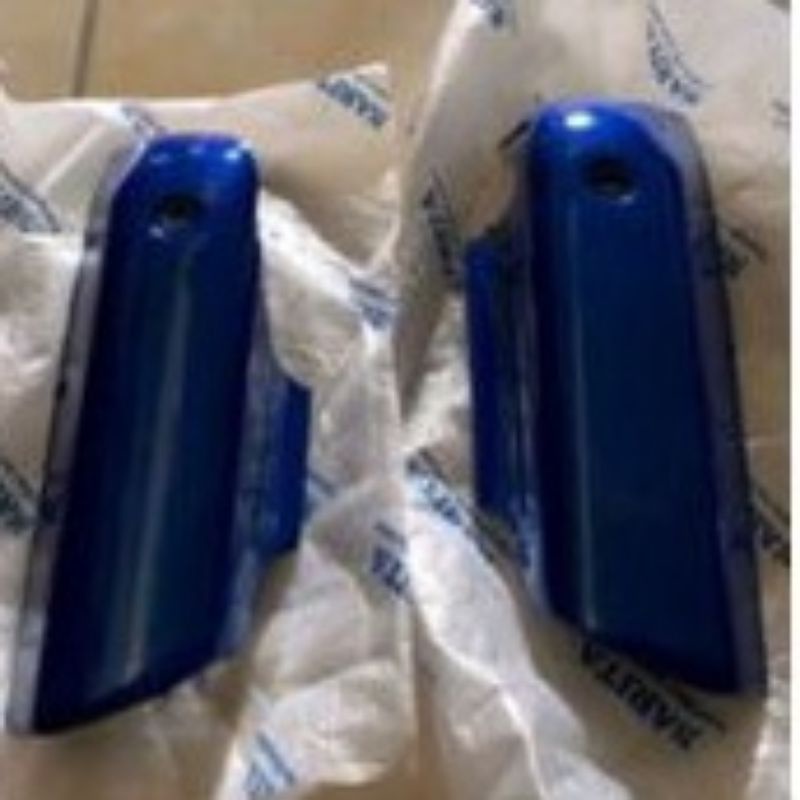 Tutup skok shogun 110/tutup spakbor shogun 110 warna biru