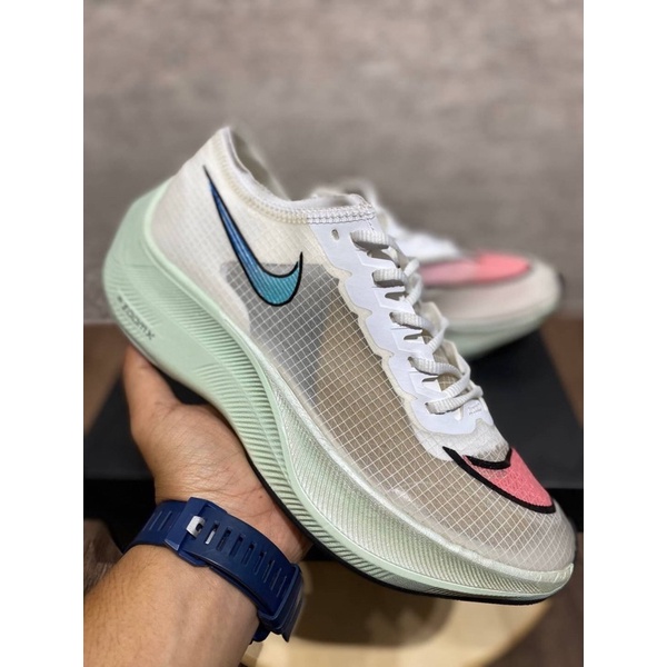 Sepatu Running Nike zoom x vaporfly next % White Olimpic