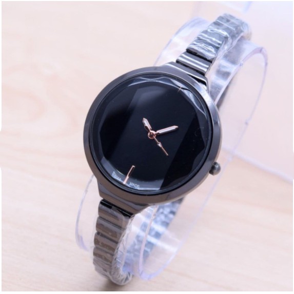 [✅COD] Jam Tangan Wanita Fashion mewah Jam tangan dari rantai stenless import