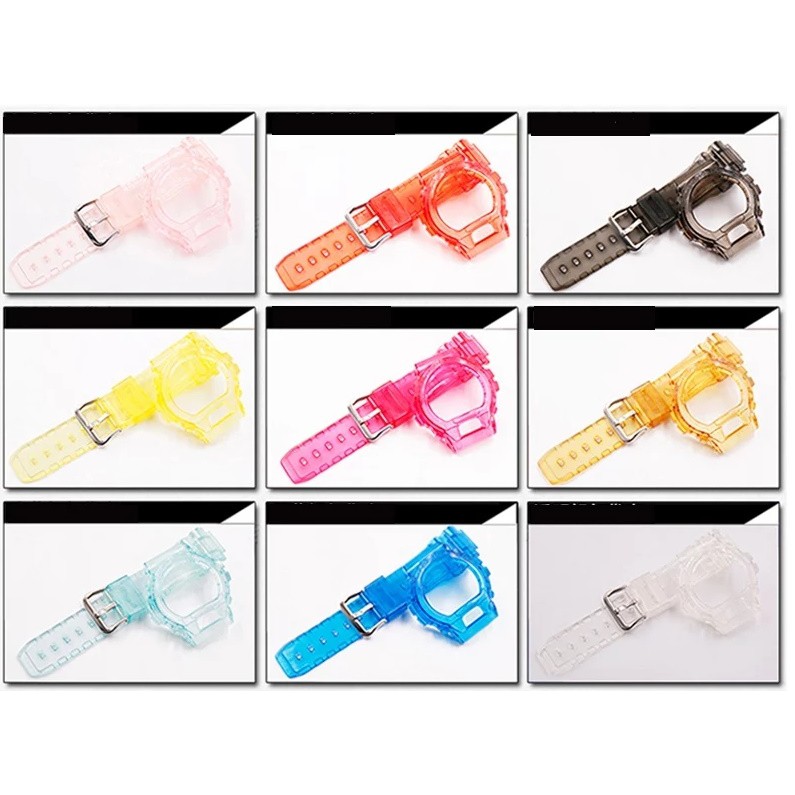 strap bezel gshock dw6900 warna jelly