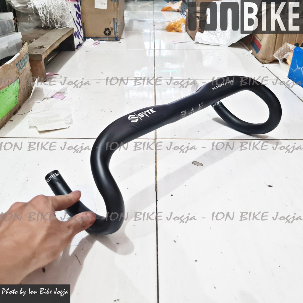 dropbar Oversize Sepeda Syte E107 Aero - Drop bar Stang Balap roadbike road bike Gepeng Pipih Alloy
