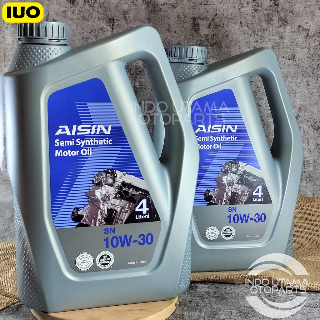 Oli Aisin 10W 30 API SN/CF Synthetic isi 4 ltr ASLI