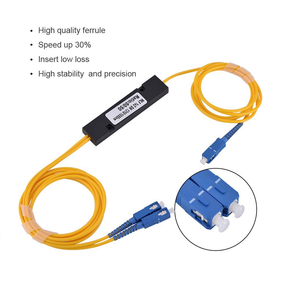 [Bayar Di Tempat]Kabel Splitter Fiber Optik 1 to 2 SC